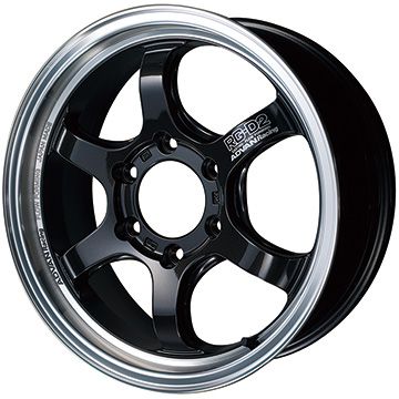 【取付対象】265/70R17 夏タイヤ ホイール4本セット YOKOHAMA ジオランダー M/T G003 (6/139車用) YOKOHAMA アドバンレーシング RG-DII for PICKUP 17インチ【送料無料】