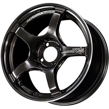 【取付対象】 165/50R16 夏タイヤ ホイール4本セット MILEVER ハーモニック プラス MP070(限定) (軽自動車用) ヨコハマ アドバンレーシング TC4 16インチ【送料無料】｜アークタイヤ 店