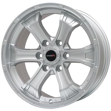 【取付対象】195/80R15 オールシーズンタイヤ ホイール4本セット ハイエース200系 DUNLOP オールシーズンMAXX VA1 107/105N BIGWAY B-MUD K(シルバー) 15インチ【送料無料】