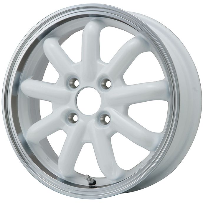 【取付対象】145/80R12 80/78N スタッドレスタイヤ ホイール4本セット 軽トラ 軽バン GRIPMAX アイスX SUV RWL ホワイトレター(限定) BRANDLE-LINE ストレンジャーKST-9改 ホワイト/リムポリッシュ 12インチ(送料無料)|アークタイヤ 店