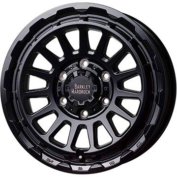 【取付対象】195/80R15 オールシーズンタイヤ ホイール４本セット キャラバン YOKOHAMA ブルーアース Van RY61 オールシーズン 107/105N ホットスタッフ バークレイハードロック リザード 15インチ【送料無料】