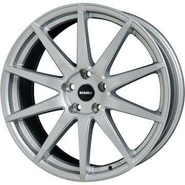 【取付対象】205/60R16 スタッドレスタイヤ ホイール４本セット 輸入車用 ベンツCクラス（W205） GRIPMAX アイスX BSW ブラックサイドウォール(限定) HOT STUFF ビアッソ BI-01 チタンシルバー【限定】 16インチ(送料無料)