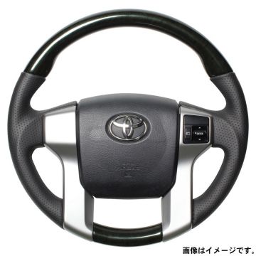 送料無料（一部離島除く） REAL レアル ステアリング ハンドル オリジナルシリーズ ガングリップ純正同径 J150G-BKW-BK