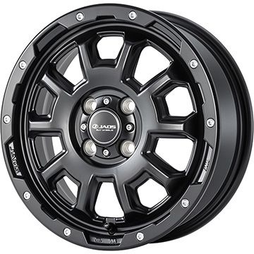 【取付対象】 165/60R15 オールシーズンタイヤ ホイール4本セット KUMHO マーシャル MH22 オールシーズン(限定) (軽自動車用) ジャオス アダマスBL5 15インチ【送料無料】