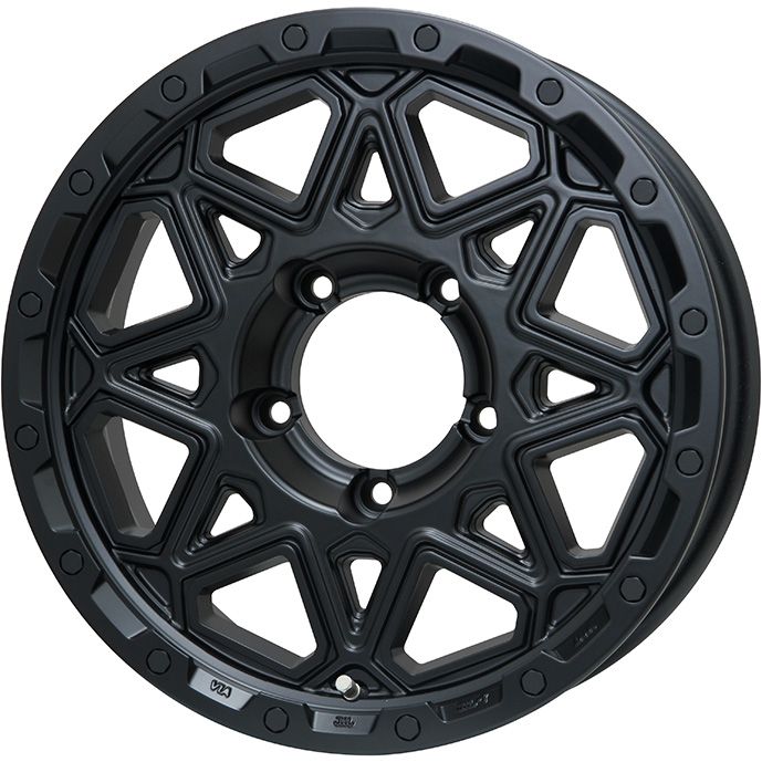 【取付対象】215/70R16 夏タイヤ ホイール4本セット ジムニーシエラ YOKOHAMA ジオランダー M/T G003 LEHRMEISTER LMG モンタグナ(マットブラック) 16インチ【送料無料】|アークタイヤ 店