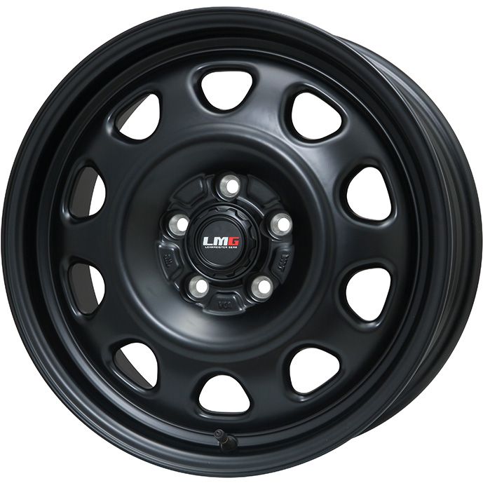 【取付対象】215/60R17 オールシーズンタイヤ ホイール4本セット (5/114車用) KUMHO マーシャル MH22 オールシーズン(限定) LEHRMEISTER LMG OFF-STYLE(マットブラック) 17インチ【送料無料】|アークタイヤ 店