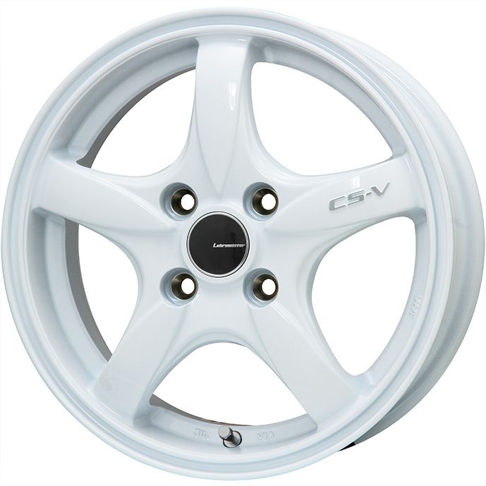【取付対象】205/55R16 スタッドレスタイヤ ホイール４本セット オーラ MICHELIN エックスアイス スノー LEHRMEISTER CS-V(ホワイト) 16インチ(送料無料)