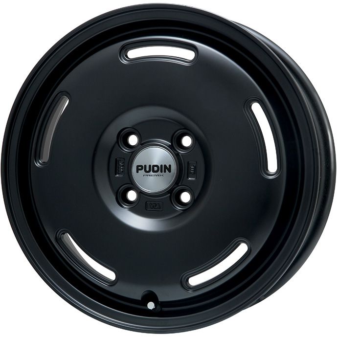 【取付対象】155/65R14 スタッドレスタイヤ ホイール4本セット N-BOX タント スペーシア GRIPMAX アイスX RWL ホワイトレター(限定) PREMIX プディン(マットブラック) 14インチ(送料無料)|アークタイヤ 店
