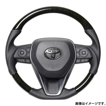 送料無料（一部離島除く） REAL レアル ステアリング ハンドル プレミアムシリーズ TYFP-55BKW