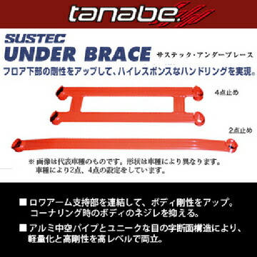 貨物輸送無料 構成要素離島取りあげる Tanabe タナベ Sustec Under Brace サステック アンダーブレース レクサス Is Ave30 Ubt28 Pasadenasportsnow Com