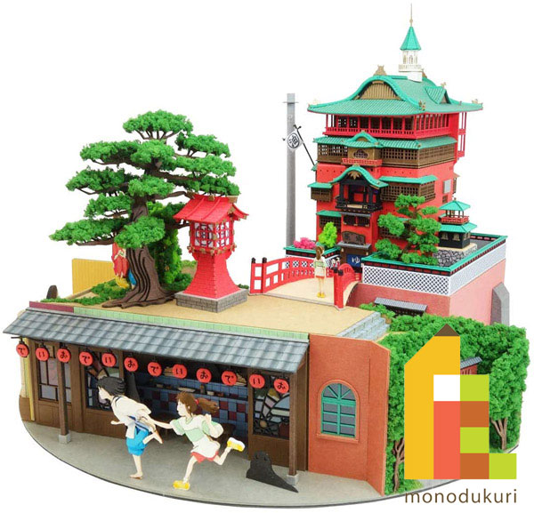 さんけい みにちゅあーとキット スタジオジブリ作品シリーズ 千と千尋の神隠し 【千と千尋の神隠しジオラマ】non-scale