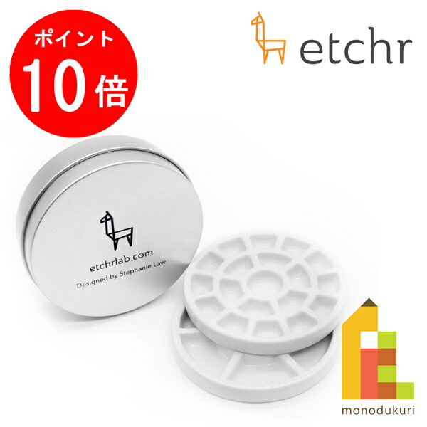 【お買い物マラソン限定！エントリーで全品ポイント10倍】【ネコポス可】ホルベイン エッチャー ミニパレット 19仕切り