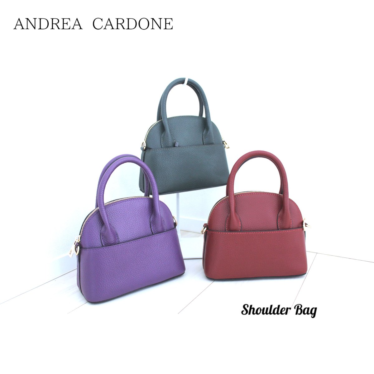 【お値下げ】15.4万＊アニオナ バッグ カシミヤ×牛革 ポーチ 15.4万＊アニオナ バッグ カシミヤ×牛革 ポーチ