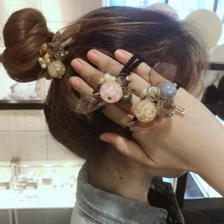 オープニングセール】 シュシュ ヘアゴム ヘアバンド 髪飾り 大きめ エレガント ヘアアクセサリー ヘアアレンジ 髪どめ シンプル おしゃれ 無地  結婚式 パ qdtek.vn