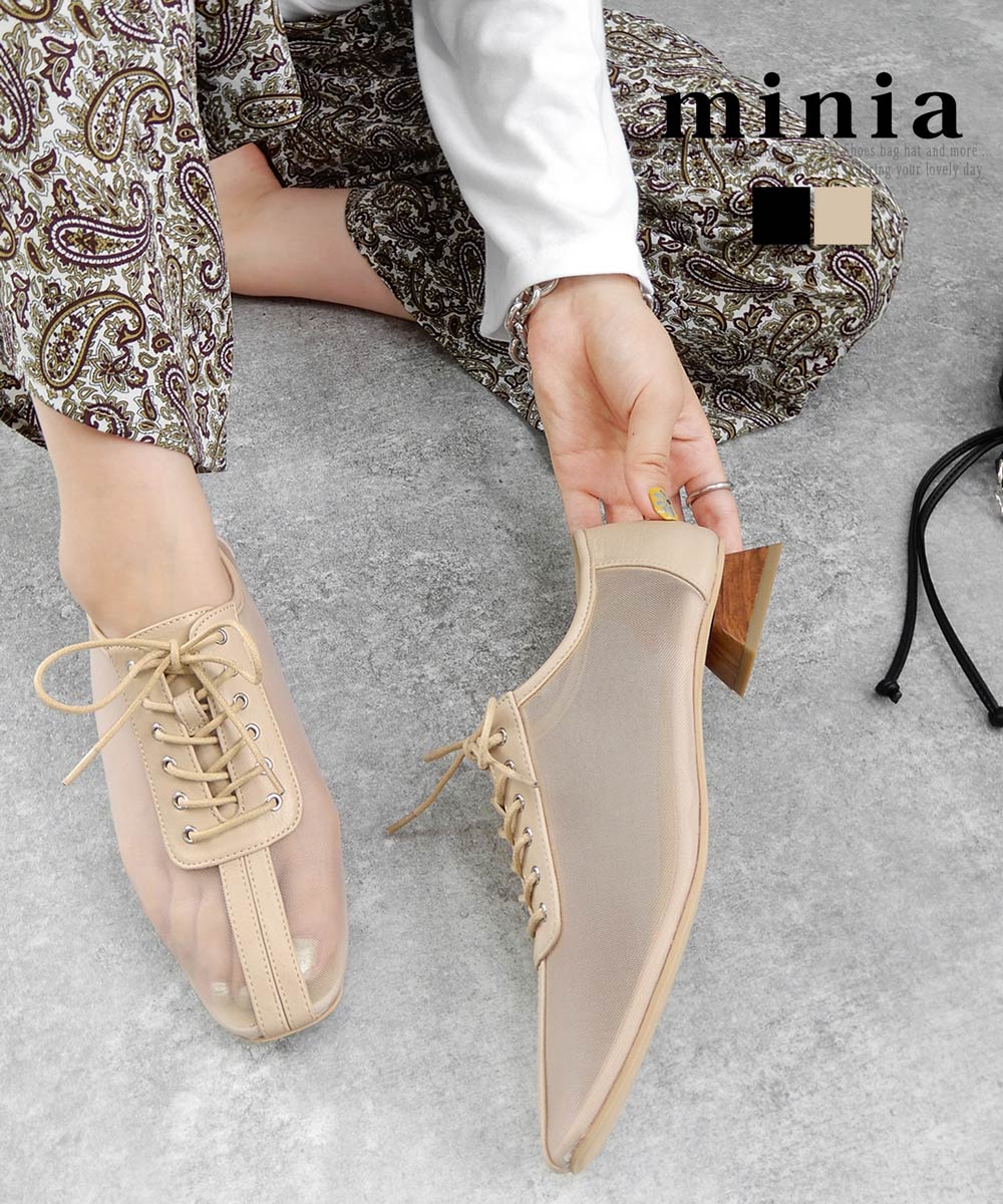 楽天市場 チュール Puコンビのレースアップシューズ 2cmヒール Minia パンプス シューズ フラットシューズ 紐靴 おじ靴 ドレスシューズ ウッドヒール ブロックヒール 変形ヒール ローヒール レディース シューズ 靴 全品送料無料 Minia ミニア