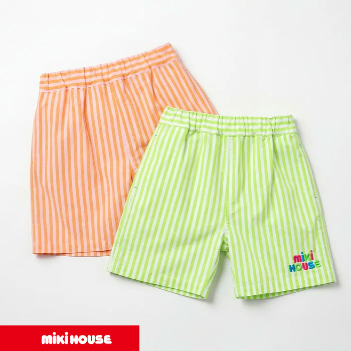 MIKIHOUSE ミキハウスWEB LIMITED品目ネオン色つや５分丈ズボン下 WEB押さえる（10-3132-790）【NEW202605】