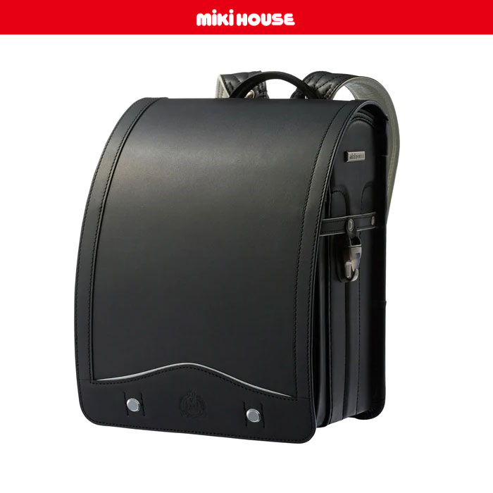 【MIKIHOUSE】ミキハウス牛革ランドセル 【箱入】カラー:黒【NEW202305】|あずはーと店