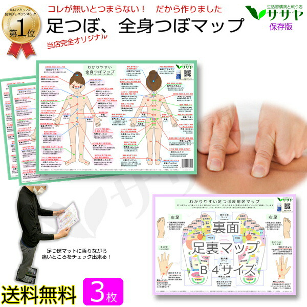 ツボマッサージ 足つぼマッサージ早見表｜手・顔のツボも掲載！症状別にわかる便利な