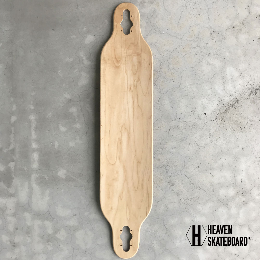 ロングスケートボードデッキサーフスケートボードデッキHEAVENBAMBOO40デッキヘブンスケボーデッキSK8SKATEBOARD組み立てカスタム素材に竹を使用バンブー40