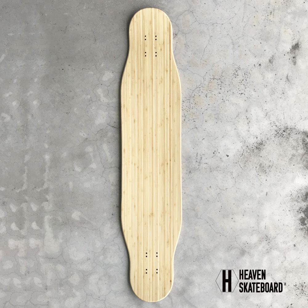 ロングスケートボードデッキダンシングスケボーデッキ44.75x9.5ヘブンスケボーデッキ44インチダンサーSK8SKATEBOARDスケボー組み立てカスタムにカナディアンメイプルバンブーのしなりで思いのままのステップ