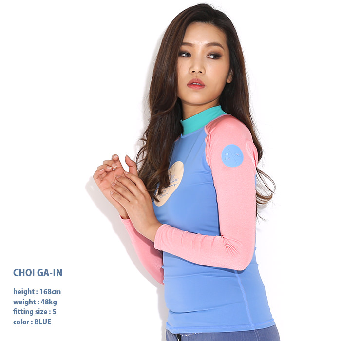BEST SPORTS Rash Guard ladies long sleeve women's KELLAN kerann Korea