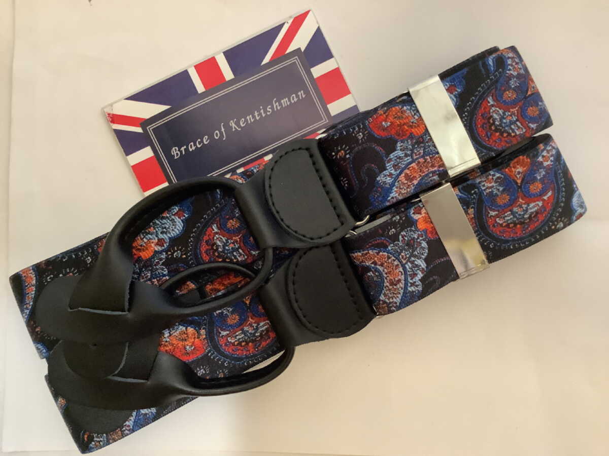 楽天市場】英国製サスペンダーBrace of Kentishman謹製クラシック6 