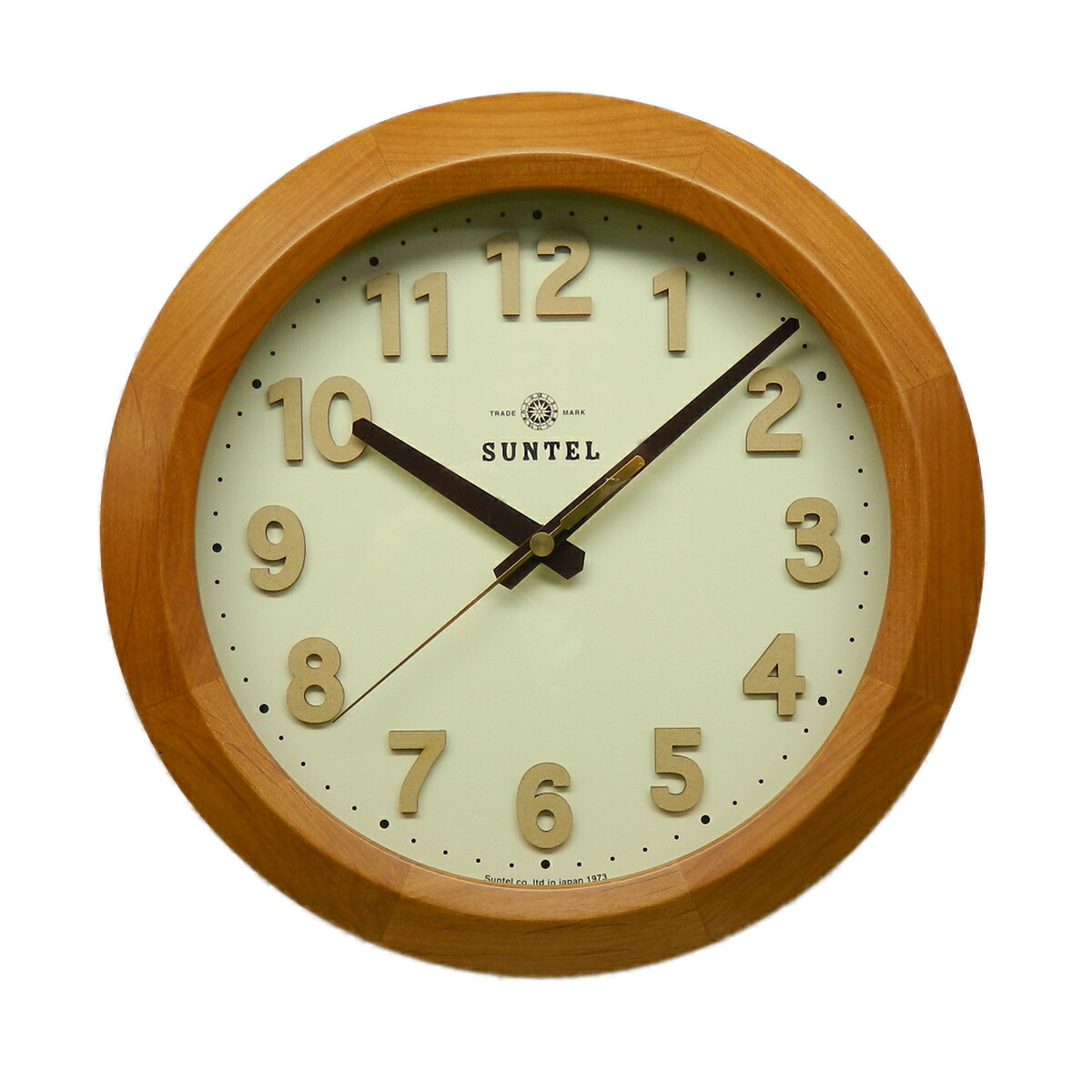 日本製 木製 転職 さんてる スイープ 掛け時計 レトロ インテリア ギフト さんてる 木製 あす楽 引っ越し 壁掛け時計 壁掛け 父の日 インテリア 安心の国内製造メーカーさんてる 引越し 電波時計 おしゃれ 母の日 デザイン 送料無料 就職 ギフト 木製 電波時計