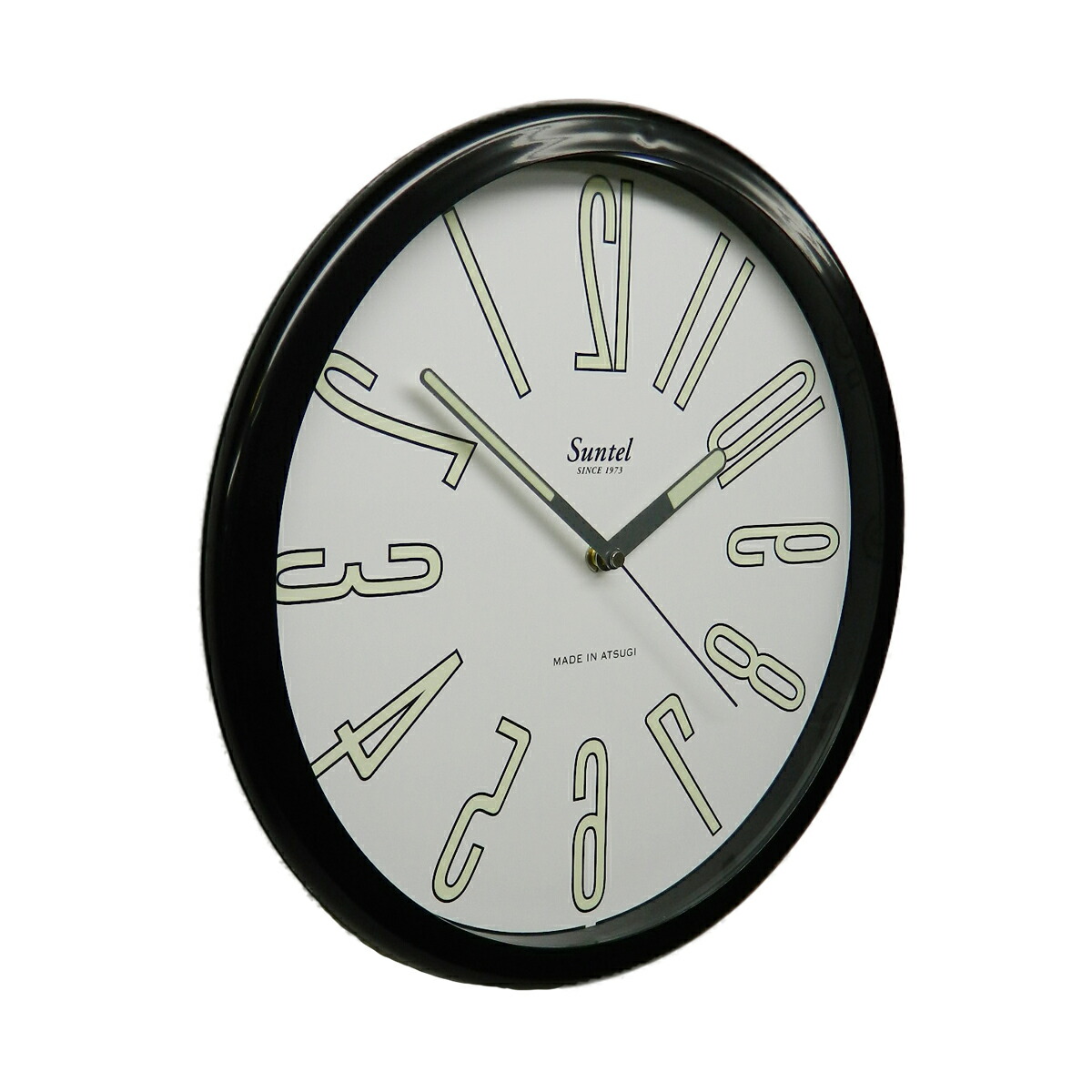 楽天市場 逆転時計 蓄光 北欧 壁掛け 理容室 美容室 理容室 床屋 日本製 壁掛け時計 おしゃれ ギフト プレゼント インテリア さんてる ルミノーバ 安心の国内製造メーカーさんてる