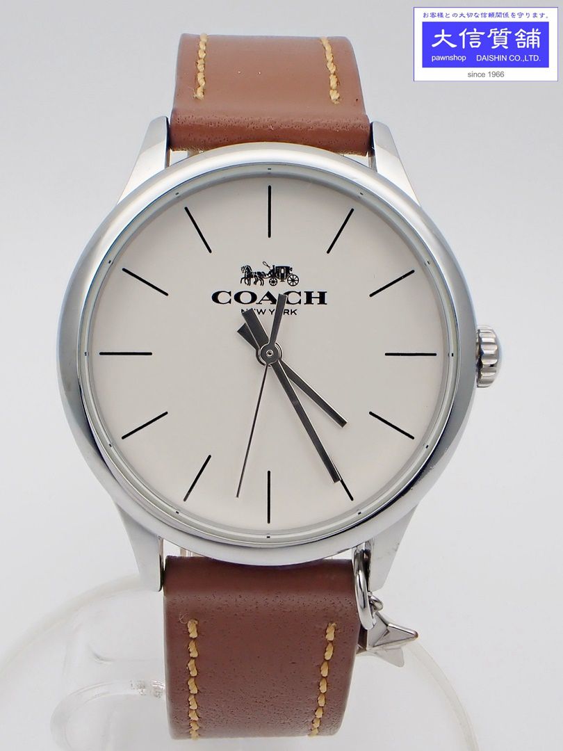楽天市場】【ウォッチ】COACH コーチ ブラック文字盤 SS