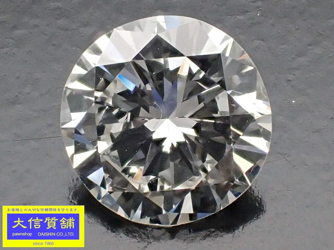 ダイヤモンドルース 1.028ct Gカラー VS-2クラリティ GOODカット 蛍光性FAINT 新品同様品【中古】【大信質舗】【質屋出店】管理番号：C-9503