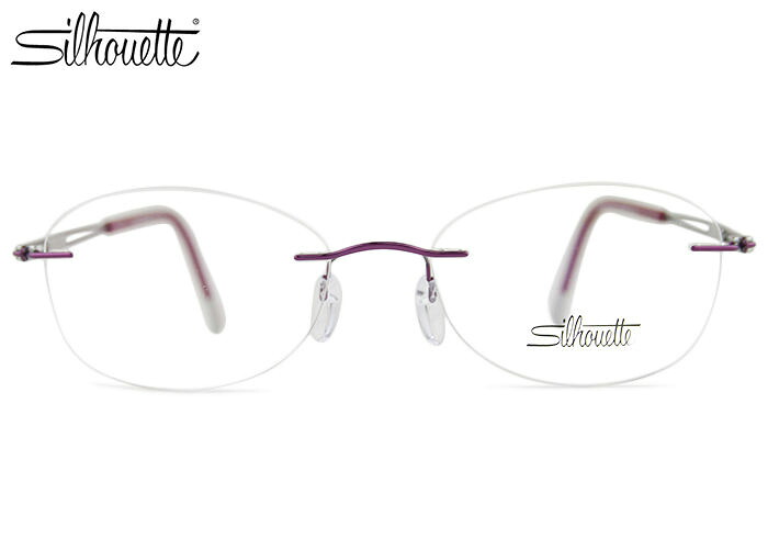 シルエット Silhouette 5521 4042 オーキッドピンク TNG TITAN NEXT GENERATION チタンネクストジェネレーション FE ツーポイント オーストリア製 チタン オーバル 伊達 度付き 縁 フチ なしメガネ めがね 眼鏡 老眼鏡 遠近両用 新品 送料無料