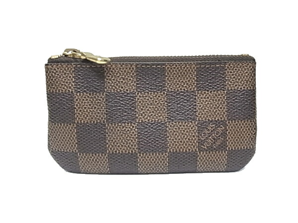 △ : ルイ・ヴィトン ダミエ ポシェットクレ 小銭入れ兼用キーケース N62658 LOUIS VUITTON ヴィトン 【中古】
