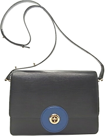 :ルイヴィトン エピ フリーラン M52415 ショルダーバッグ ブラック・ブルー Louis Vuitton ヴィトン ディース ハンドバッグ【中古】|ボッカデラヴェリタ