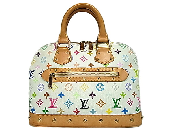 ルイ・ヴィトン モノグラム マルチカラー アルマ M92647 ハンドバック ブロン LOUIS VUITTON ヴィトン 【送料無料】【中古】
