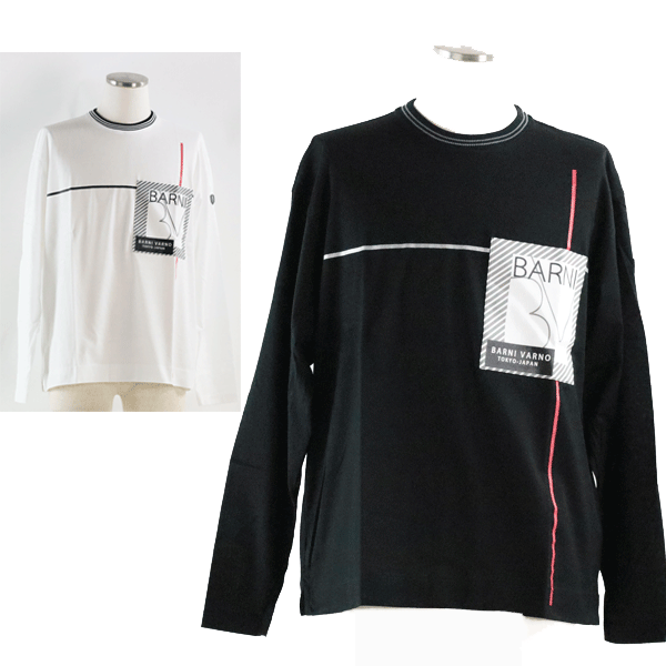 楽天市場】＼夏プレミアムSALE／バーニヴァーノ 長袖Tシャツ LL