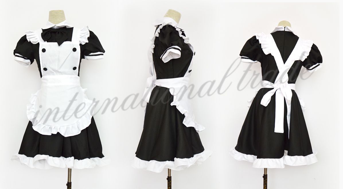 楽天市場 Sコスプレ服 メイド服 Aタイプ メイドワンピース セット カチューシャ 男性 紳士 メンズサイズ 半袖 コスチューム コスプレ衣装 コスチューム ハロウィン メイドカフェ 黒 ピンク キャメル 大きいサイズ 女装 仮装 パーティー イベントメイドカフェ メイド喫茶