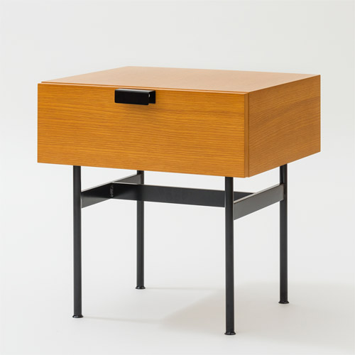 PIERRE PAULIN F181 DRAWER TABLE OAK BLACK （ピエール ポラン F181 ドロワー 速見表 オーク材 黒いこと） 【貨物輸送無料】 【尖んがり11倍】