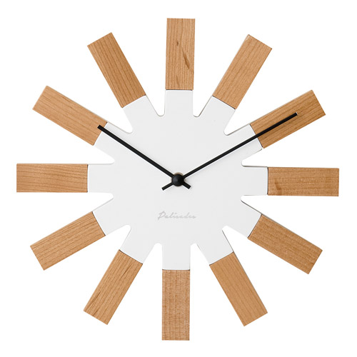 WIELKO WALL CLOCK WHITE （ヴィエルコ ウォール 時辰儀 白いこと） CL-2949WH 【尖んがり5倍】 【IF】 掛け時計-置き時計・掛け時計-インテリア・寝具・収納