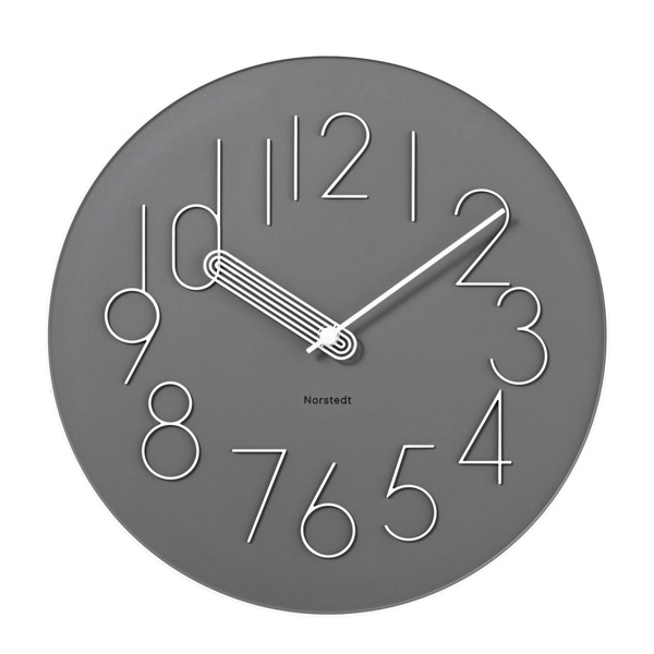 BOORK WALL CLOCK GREY　（ボールク ウォール クロック グレー） CL-4468GY 【送料無料】 【ポイント10倍】 【IF】｜インテリアショップFLYERS 11,242円