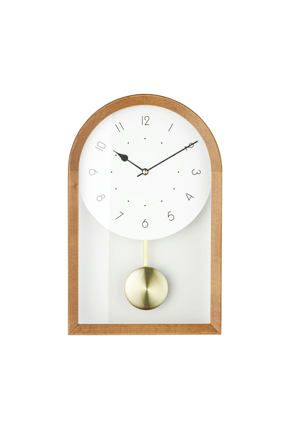 IKKUNA WALL CLOCK BROWN (イクナ ウォール クロック ブラウン) CL-4621BN【送料無料】 【ポイント10倍】 【IF】|インテリアショップFLYERS