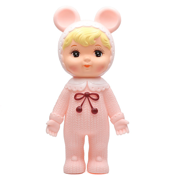 新品　オブジェ　チャーミーちゃん　保坂さほ デザイン　ピンク 【日本製】 新品 オブジェ チャーミーちゃん 保坂さほ デザイン ピンク