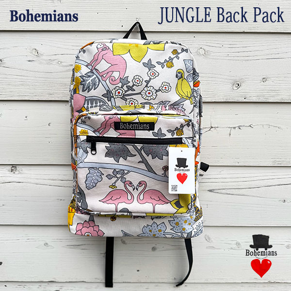 Tadanori Yokoo × BOHEMIANS リュック　日本製横尾忠則 楽天市場】ボヘミアンズ/BOHEMIANS ヨコオマップ バックパックL
