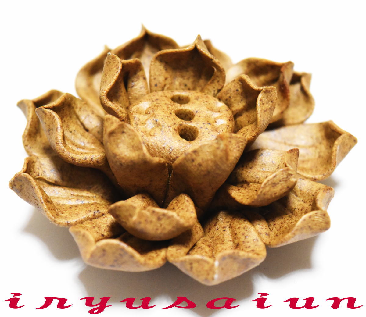 楽天市場】中国 唐三彩 香合 香入れ 型押し八角藍彩 陶磁器 お香入れ