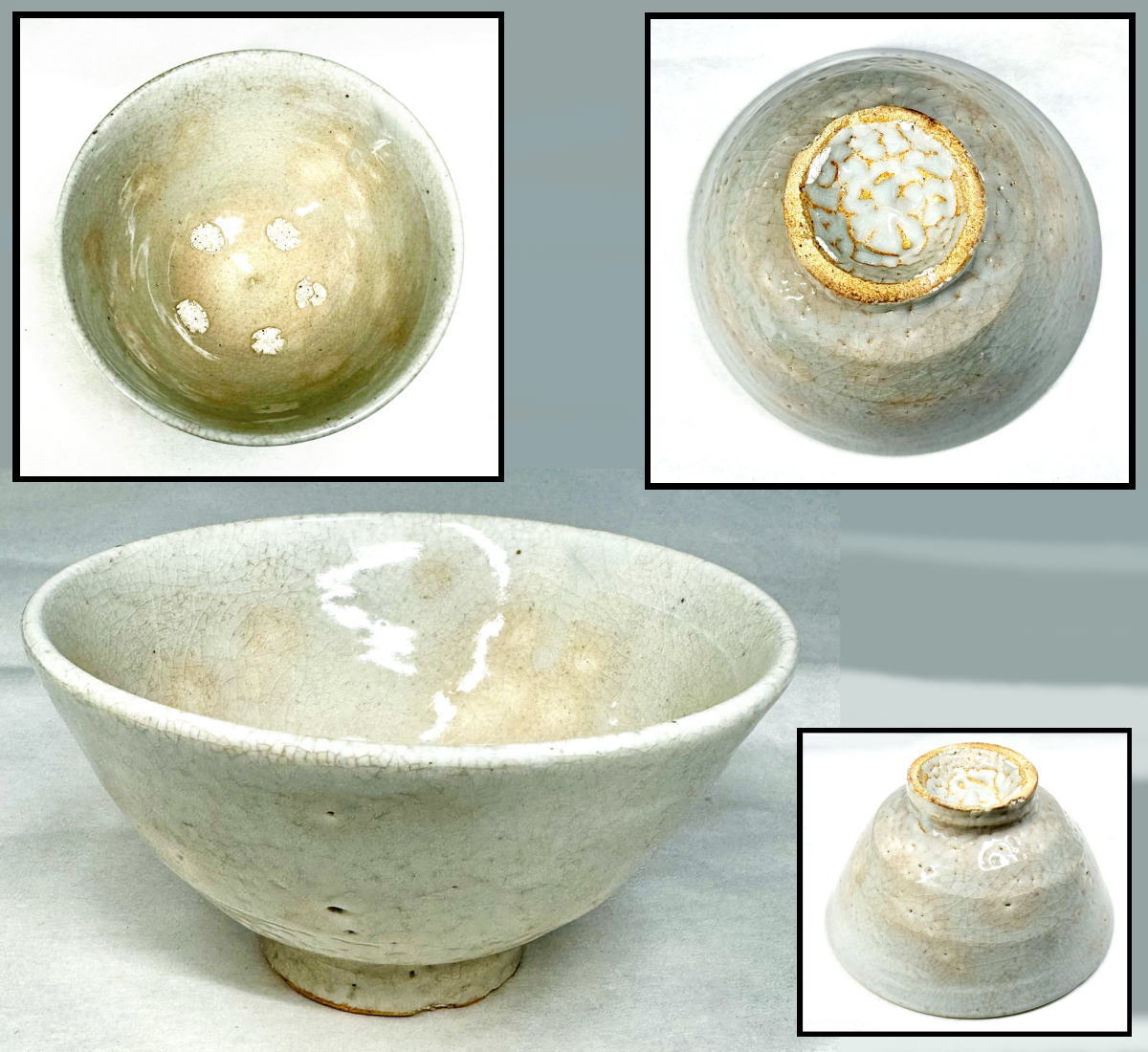 【送料無料】<BR>井戸茶碗 高麗 李朝 茶道具<BR>ウブ品 朝鮮古玩 伝世品焼物<BR>入手困難 骨董 コレクション <BR>(茶道先生所蔵品出し)<BR>威龍彩雲