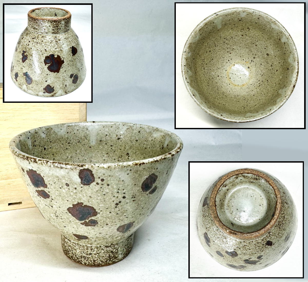 時代物 古茶碗 木箱付き 古美術 ウブ品 入手困難 日本骨董 WWTT298 時代物 古茶碗 木箱付き 古美術 ウブ品 入手困難 日本骨董