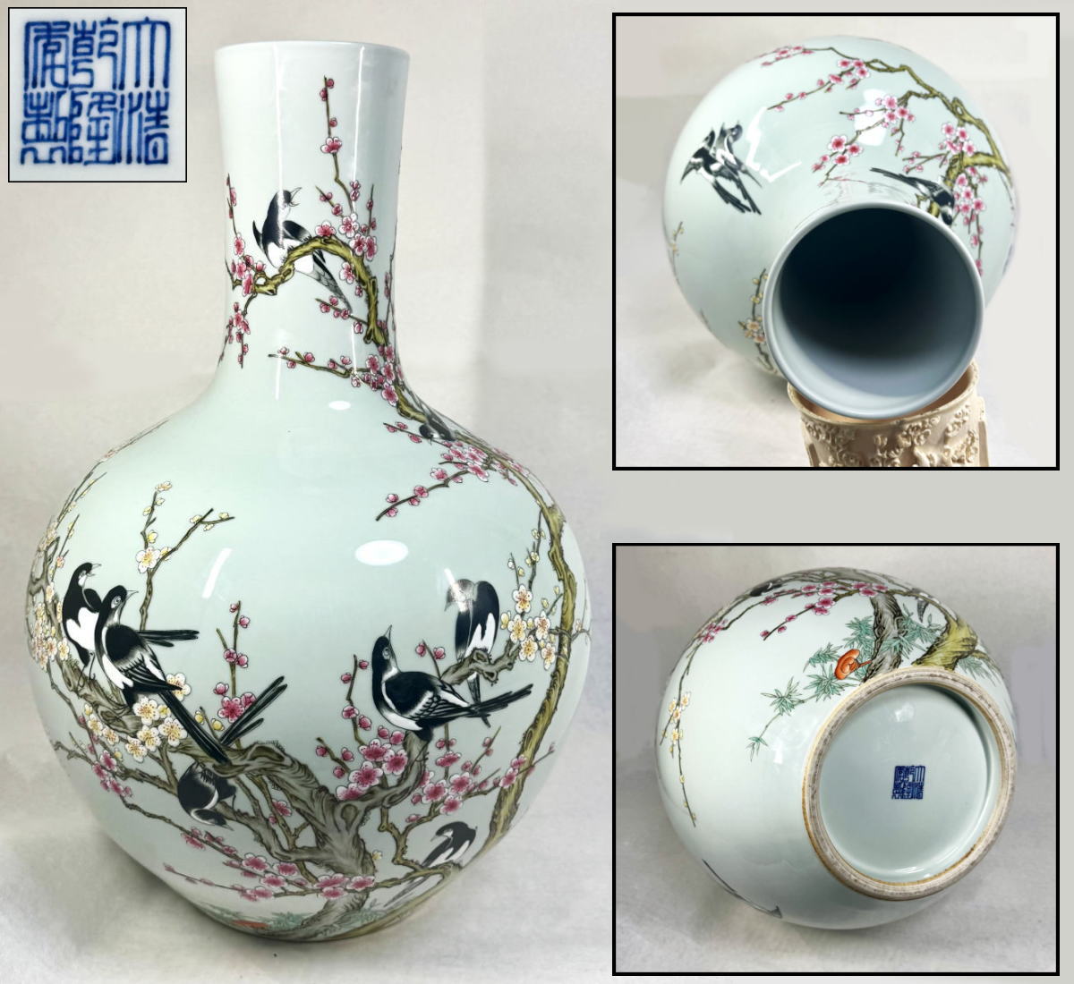 楽天市場】【送料無料】明時代 黒漆描金花鳥文掛屏 対直径約15cm 伝世