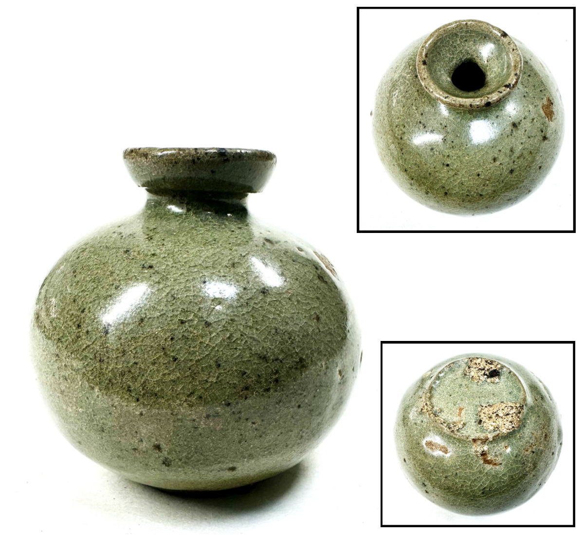 楽天市場】高麗青磁 鉄絵刷毛目壺 朝鮮 陶磁器 韓国 高さ28cm 美
