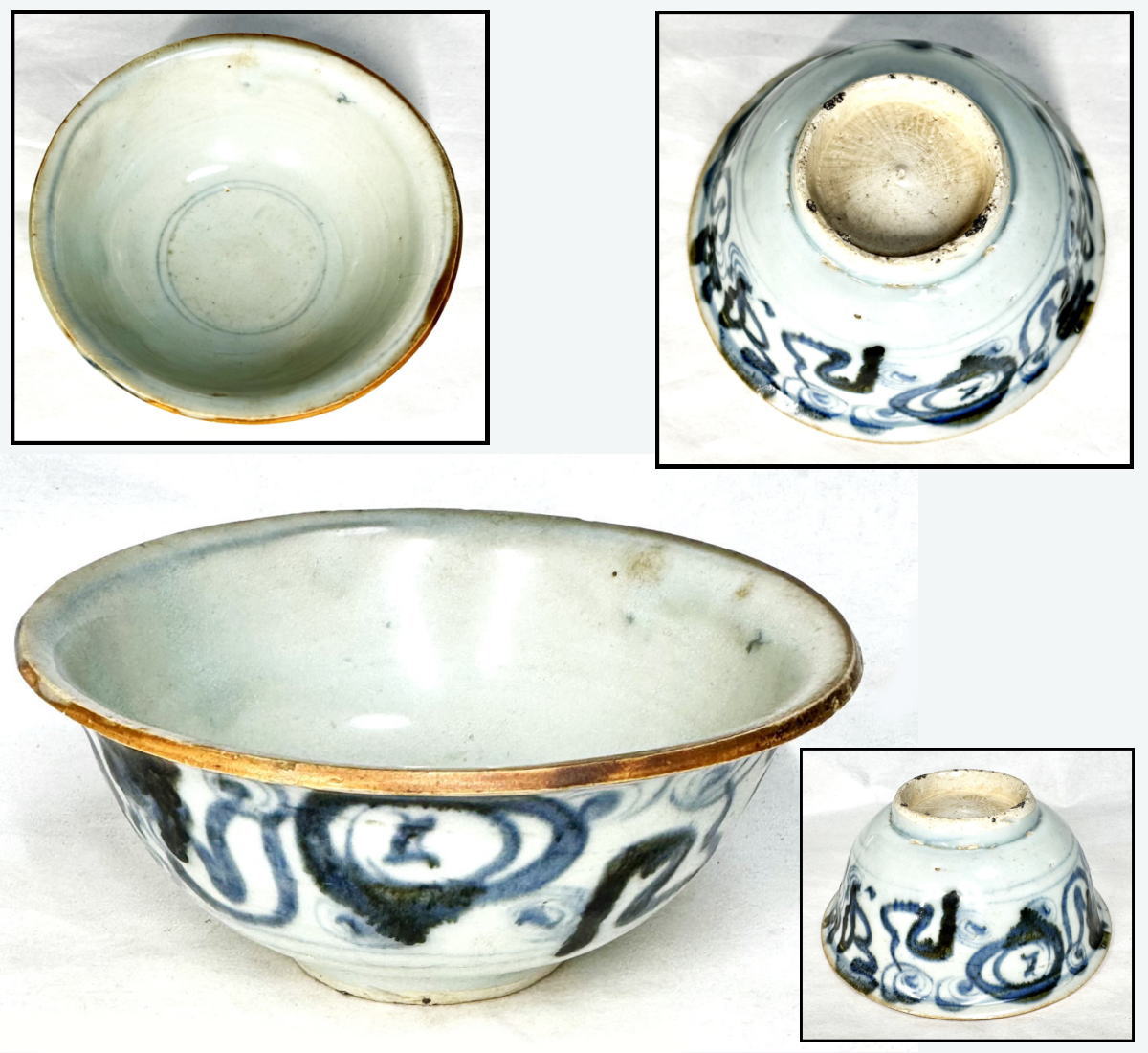 1678 中国骨董　呉須赤絵　香炉　時代物 1678 中国骨董 呉須赤絵 香炉 時代物 1678 中国骨董 呉須赤絵 香炉