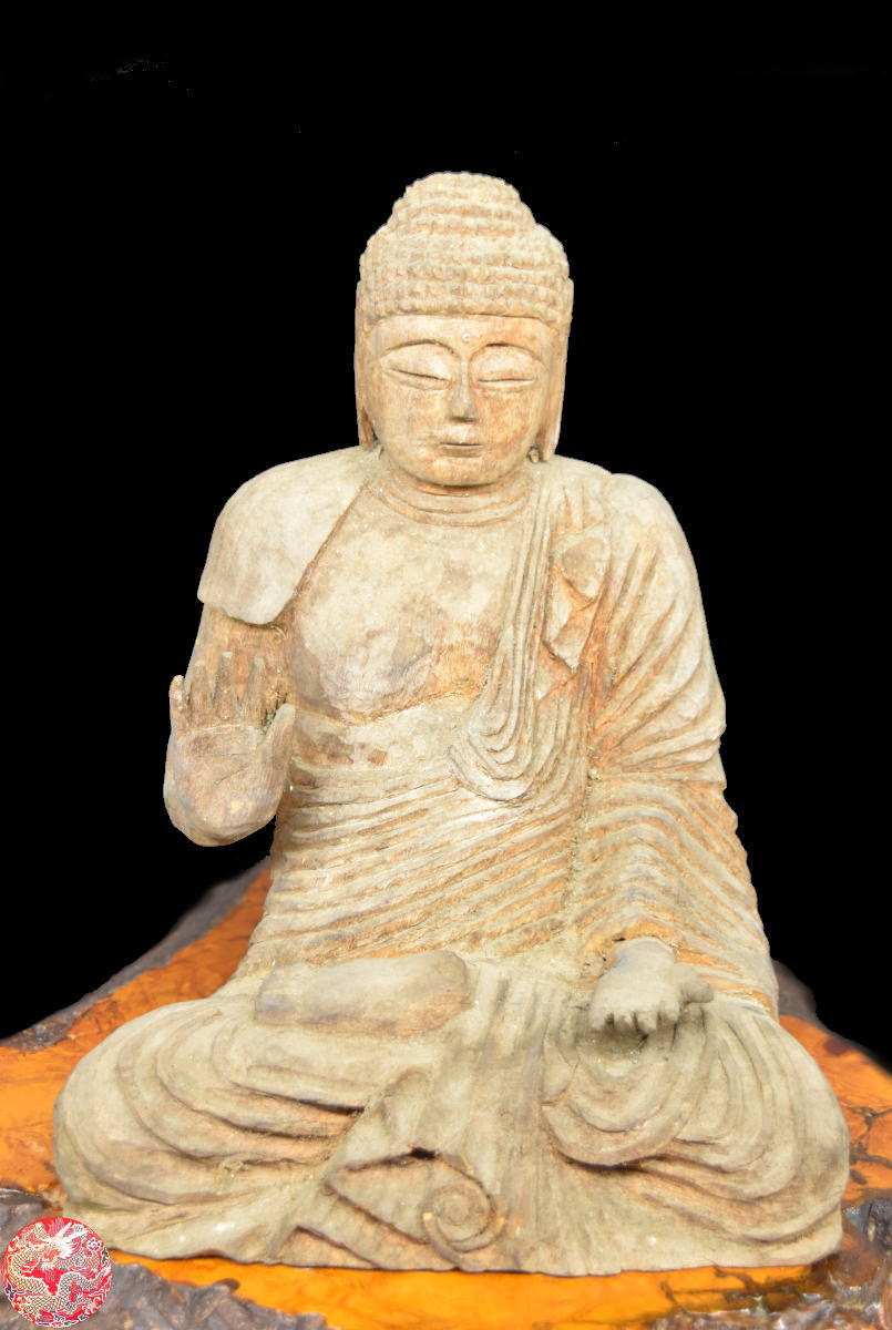 【送料無料】古美術釈迦様像 Buddha 木彫り 置物釈迦如来 古仏像 年代保証入手困難 老佛像 骨董古玩 旧蔵 時代物一点物 稀少 古賞物古美術 唐物 古玩仏像 開運祈願 金運祈願威龍彩雲｜威龍彩雲通販