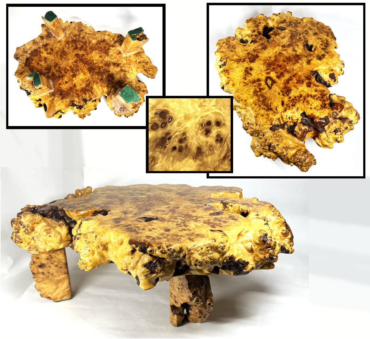 【送料無料】<BR>瘤杢 葡萄杢 唐木 満鬼面紋<BR>黄花梨花台 約7.7kg<BR>玉杢 花梨 花台 華道<BR>茶道 香炉台 飾台 唐物<BR>盆栽台 置物 (旧家蔵出し)<BR>威龍彩雲
